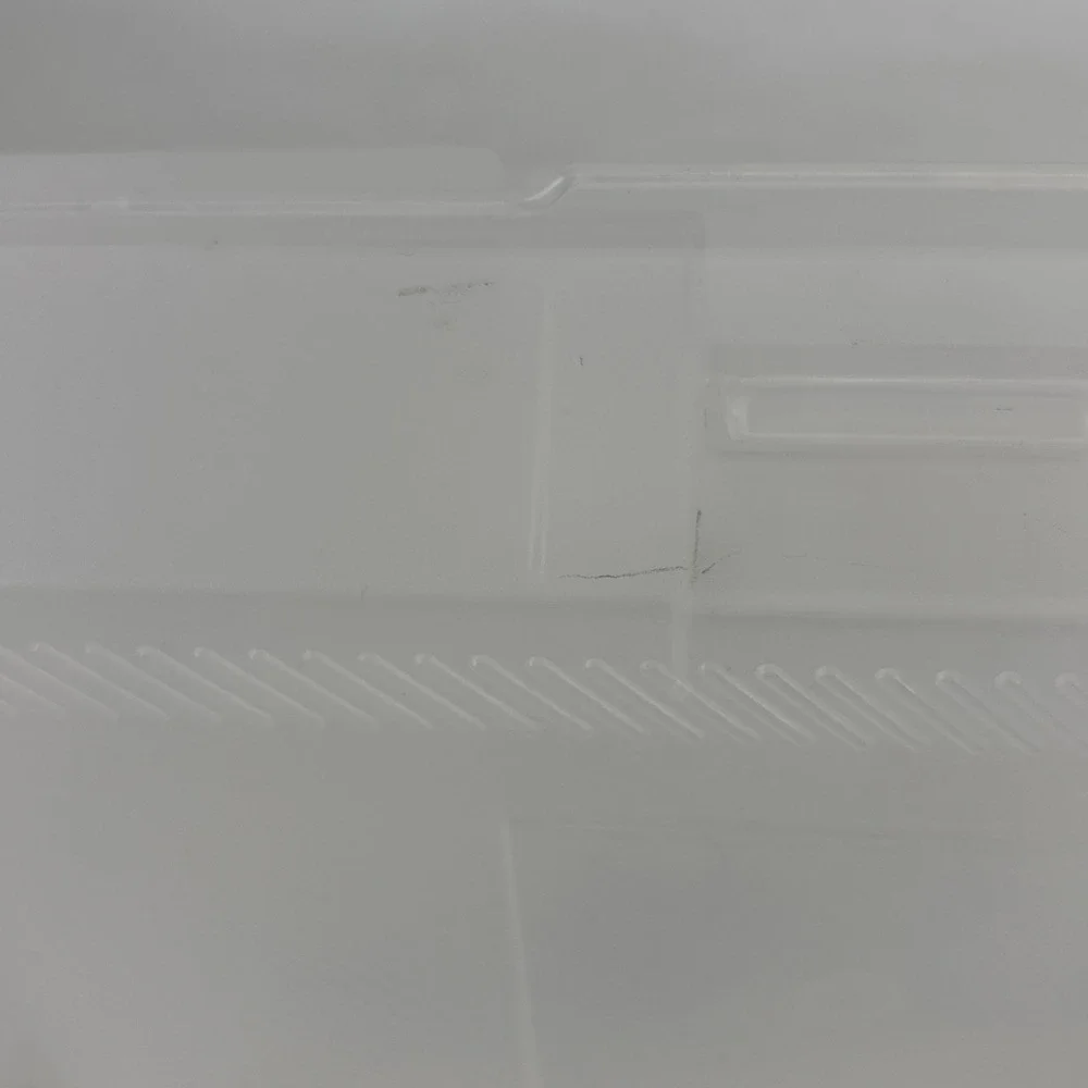Vintage Rubbermaid‎ Clear Plastic Snap Case Mr Brief Storage Container 1098 90s